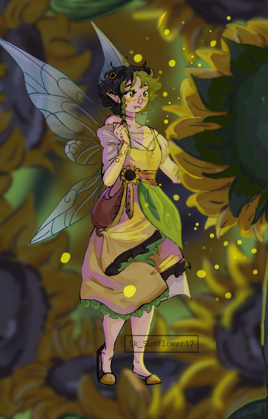 Boceto ficha de personaje